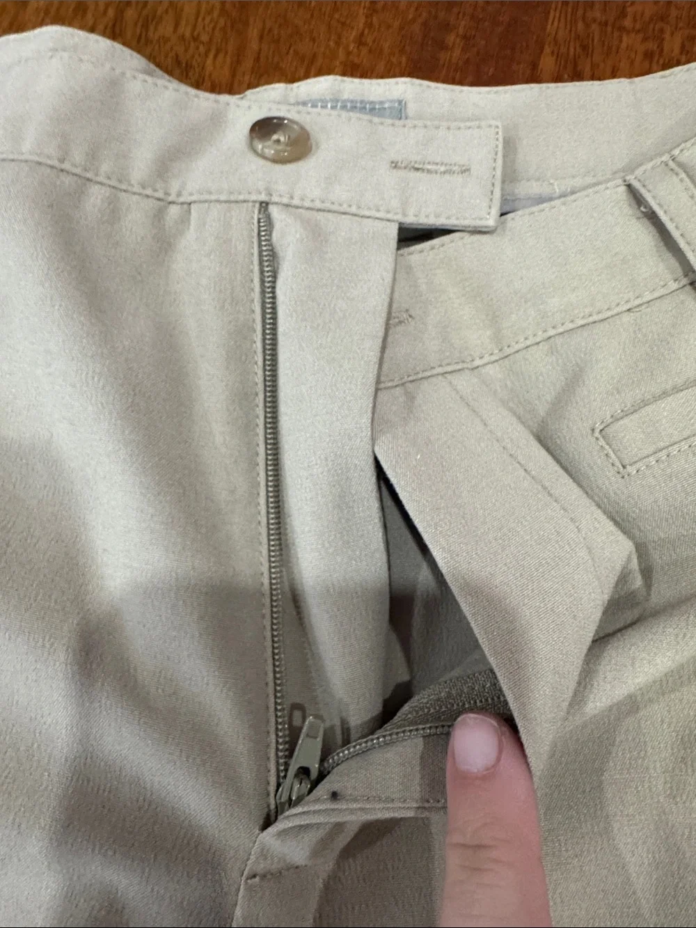 Croft & Barrow Stretch Classic Straight Fit Dress Pants - Beige